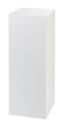 x1 White Acrylic Plinth
